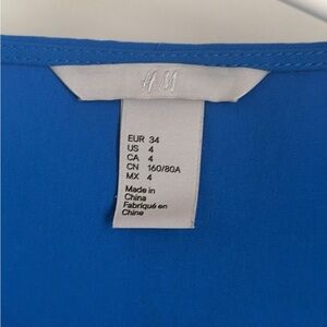 H&M Bright Blue Women's Top